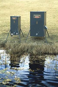 Texas Hunter Fish Feeders on Shoreline